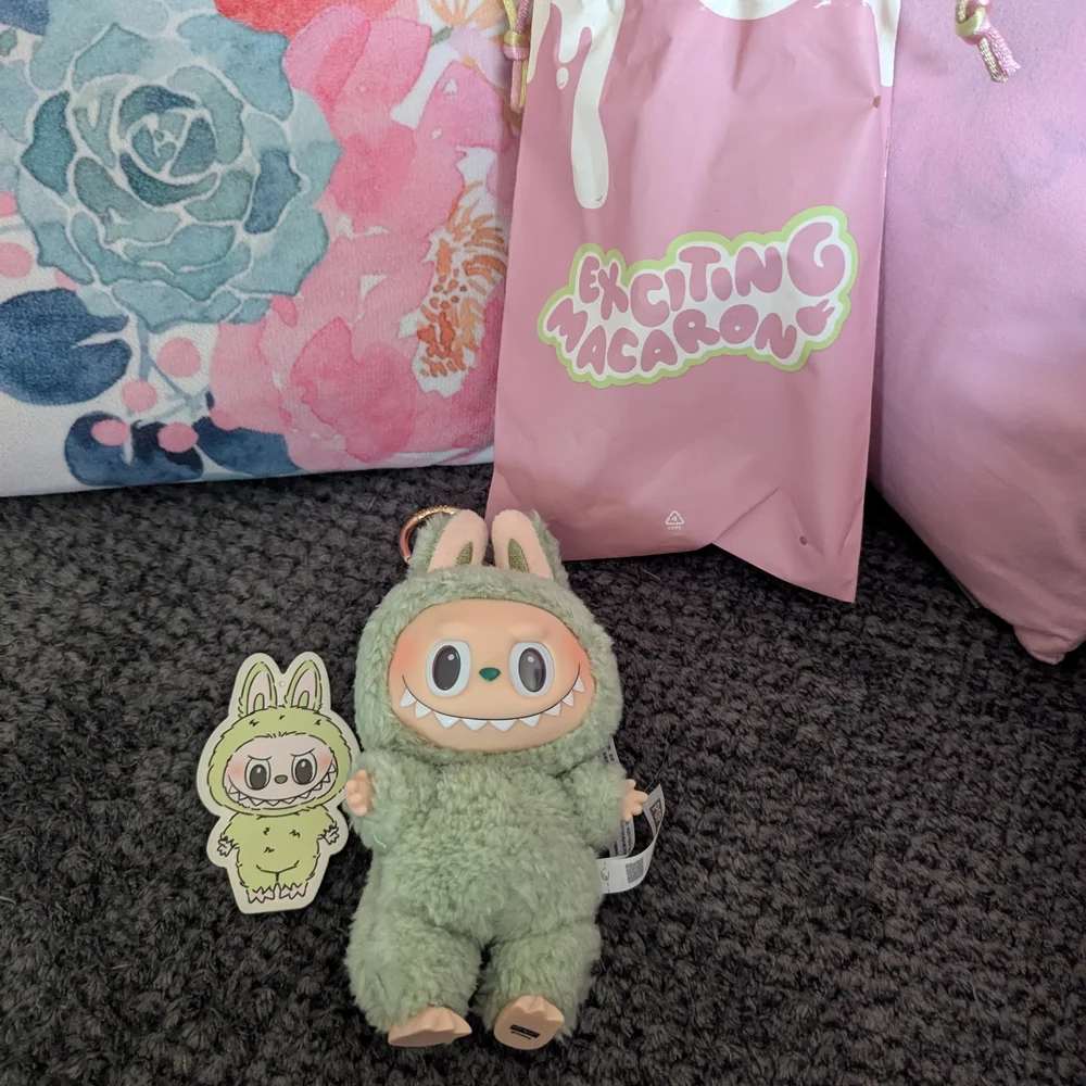 ⚡Labubu Exciting Macaron Green Grape Monster Plush Toy